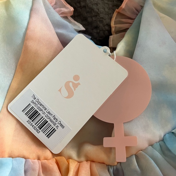 SELKIE Dopamine lawn party dress XL - Picture 5 of 7